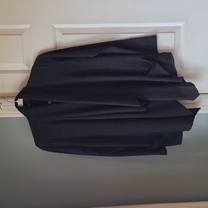Dark Grey Drape Cardigan